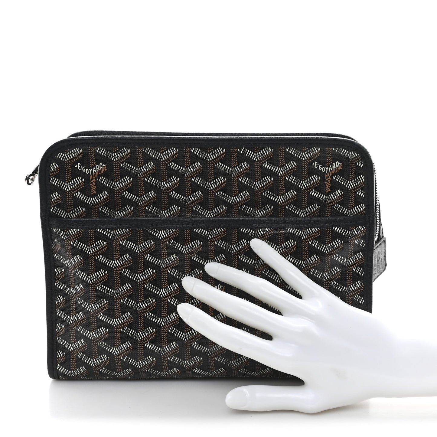 Goyardine Jouvence MM Toiletry Pouch Black