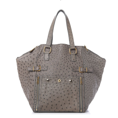 Saint Laurent Ostrich Medium Downtown Olive 1 of 9