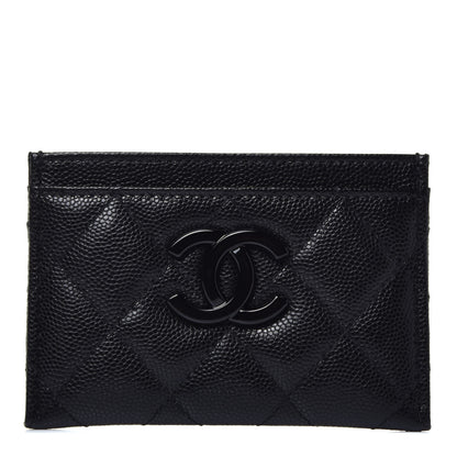Chanel Caviar Quilted My Everything Card Holder Black 1 of 8