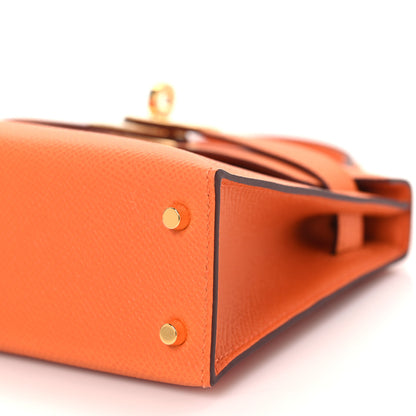 Hermes Epsom Mini Kelly Sellier 20 Orange 22 of 25