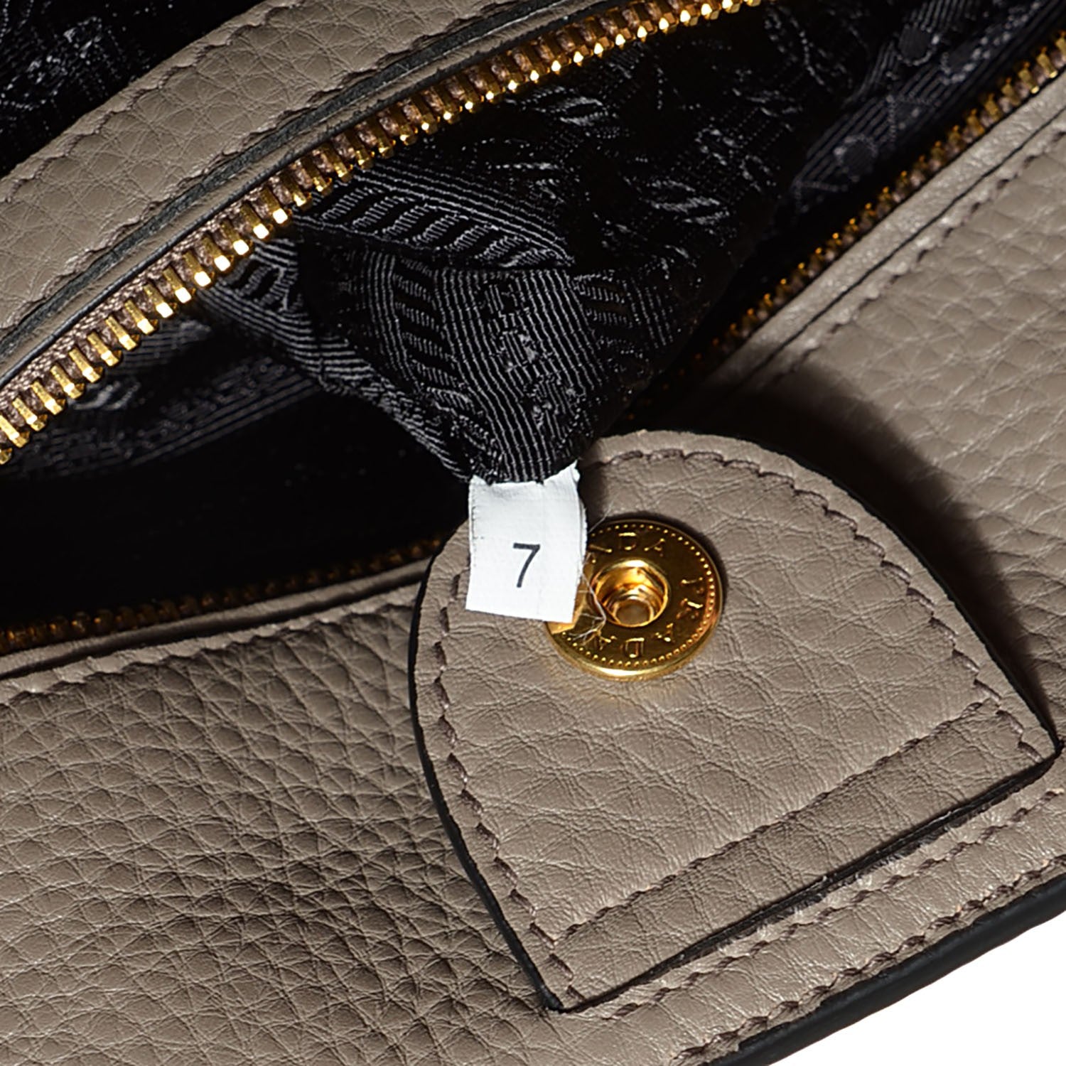 Prada Vitello Daino Tote Argilla 8 of 11