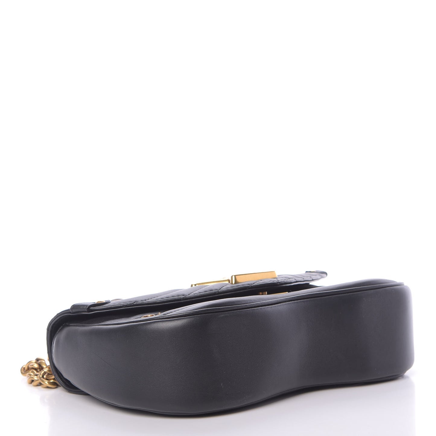Calfskin Love Lock New Wave Chain MM Black