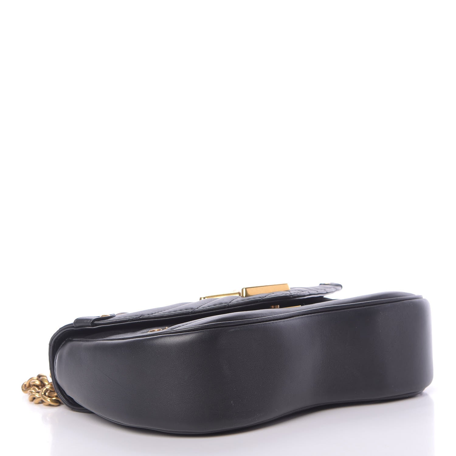 Louis Vuitton Calfskin Love Lock New Wave Chain MM Black 5 of 14