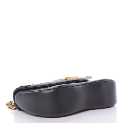 Louis Vuitton Calfskin Love Lock New Wave Chain MM Black 5 of 14