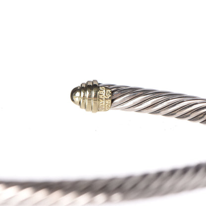 David Yurman Sterling Silver 14K Yellow Gold 5mm Cable Classics Bracelet 5 of 5