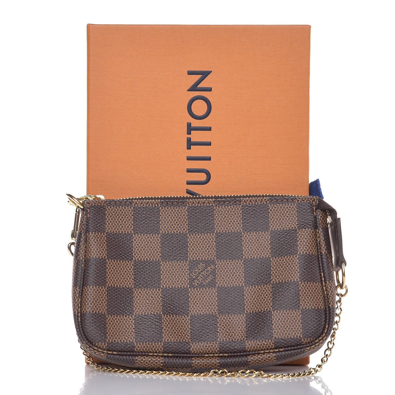 Louis Vuitton Damier Ebene Mini Pochette Accessories 8 of 8