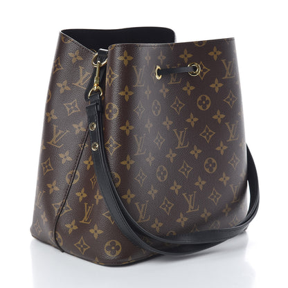 Louis Vuitton Monogram Neonoe MM Black 3 of 9