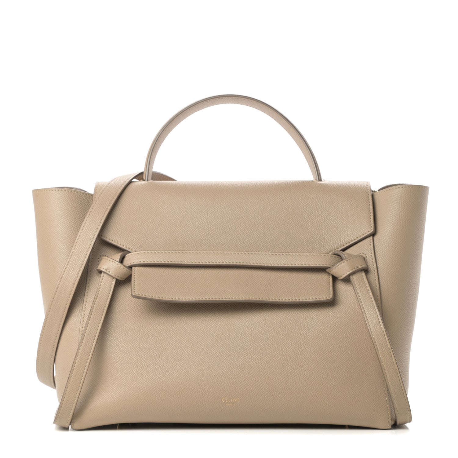 Celine Grained Calfskin Mini Belt Bag Light Taupe 1 of 15
