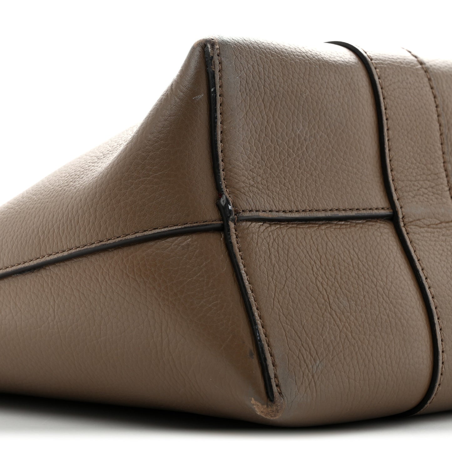 Small Classic Grain Bayswater Tote Cashmere Taupe