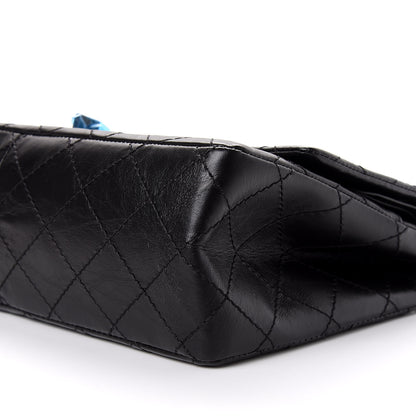 Chanel Aged Calfskin Quilted 2.55 Reissue 226 Flap So Black 10 of 11