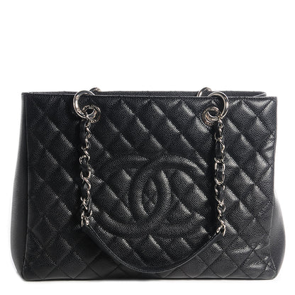 Chanel Caviar Grand Shopping Tote GST Black 1 of 7