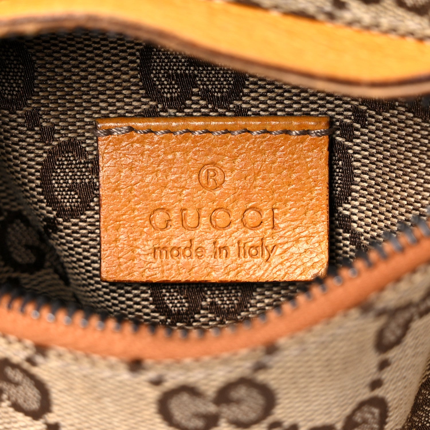 Gucci GG Monogram Web Double Pocket Belt Bag Yellow 7 of 19