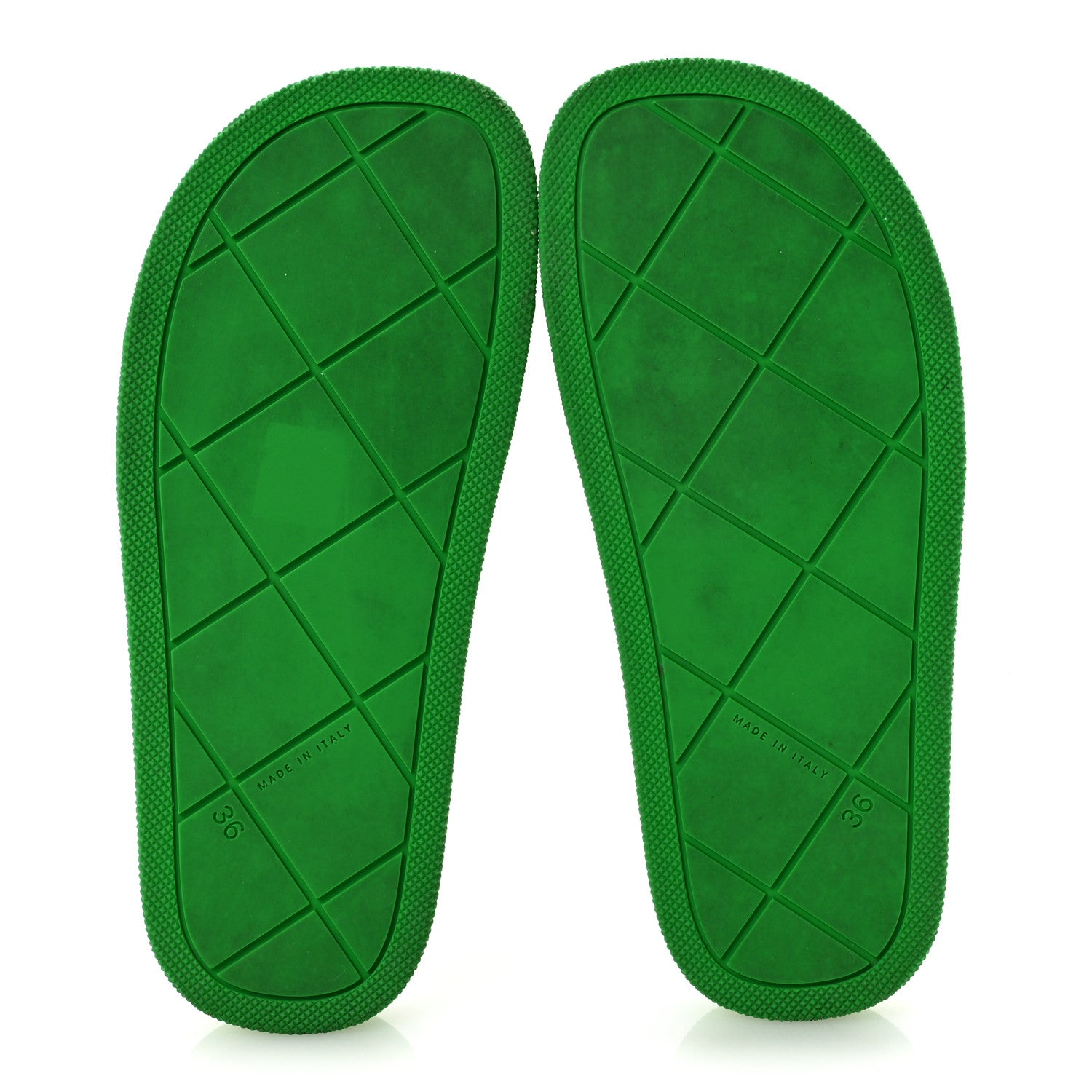 Bottega Veneta Rubber The Slider Sandals 36 Grass 6 of 8
