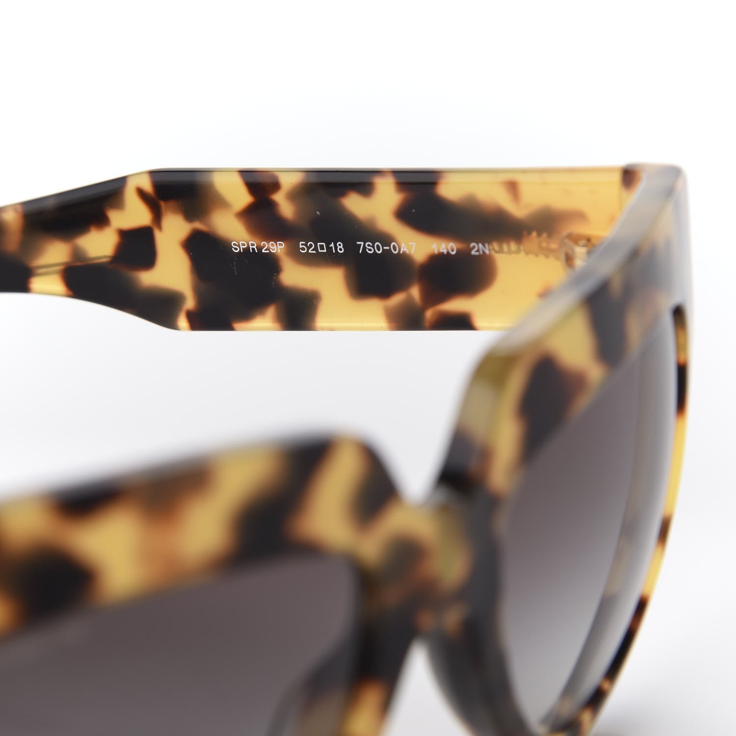 Prada Cat Eye Sunglasses SPR 29P Tortoise 6 of 8