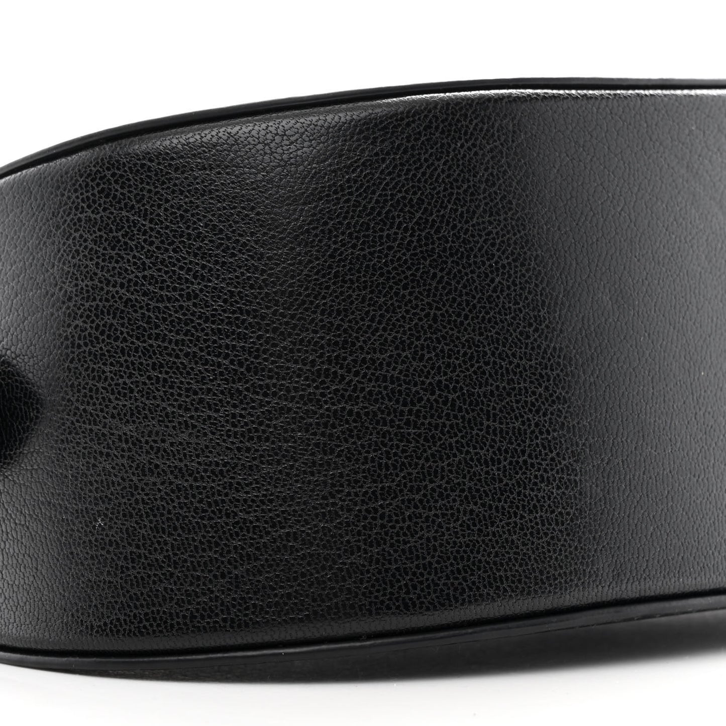 Goatskin Le Demi Coeur Bag Black