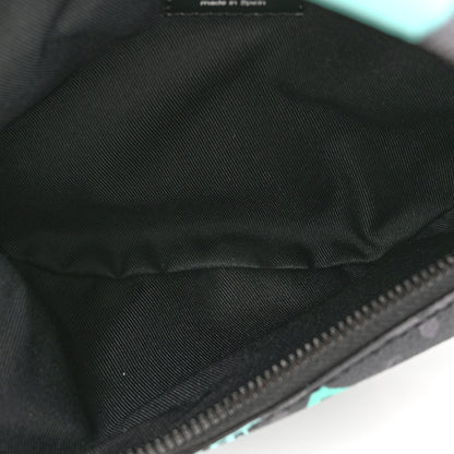 Louis Vuitton Monogram Eclipse LV Graffiti Discovery Bumbag Green Lights 5 of 9