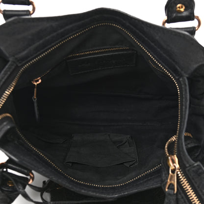 Balenciaga Agneau Giant 12 Rose Gold Hardware Town Black 5 of 13