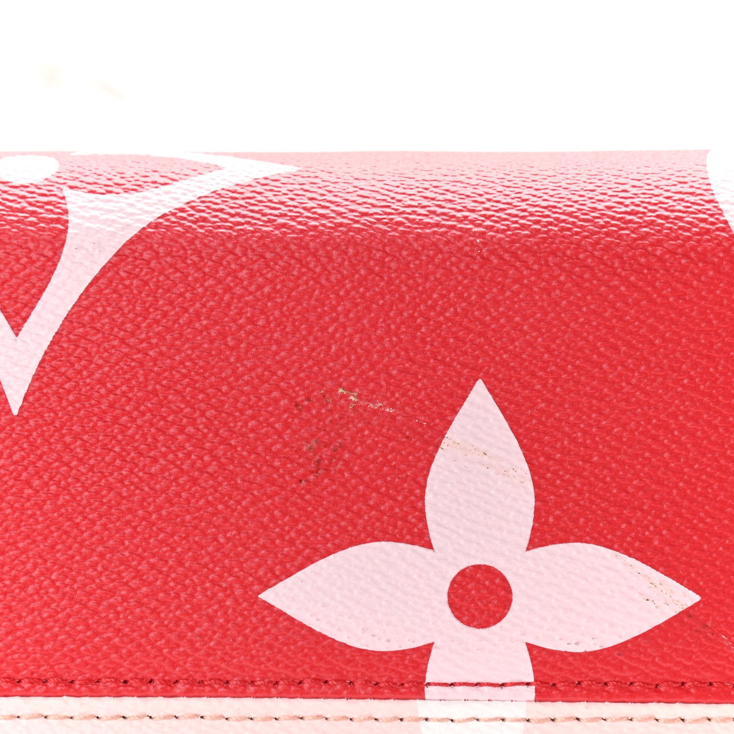 Louis Vuitton Monogram Giant Onthego GM Rouge Rose 10 of 14