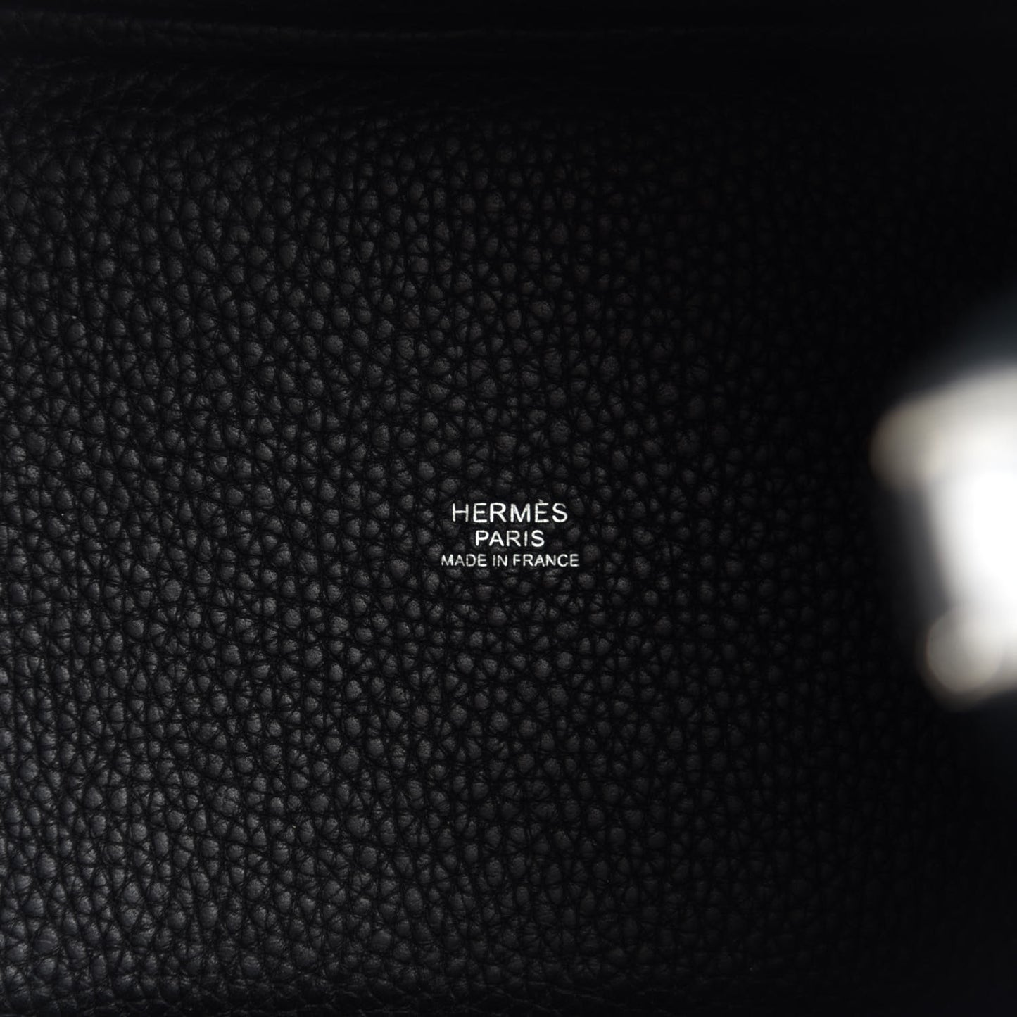 Taurillon Clemence Picotin Lock 18 PM Black