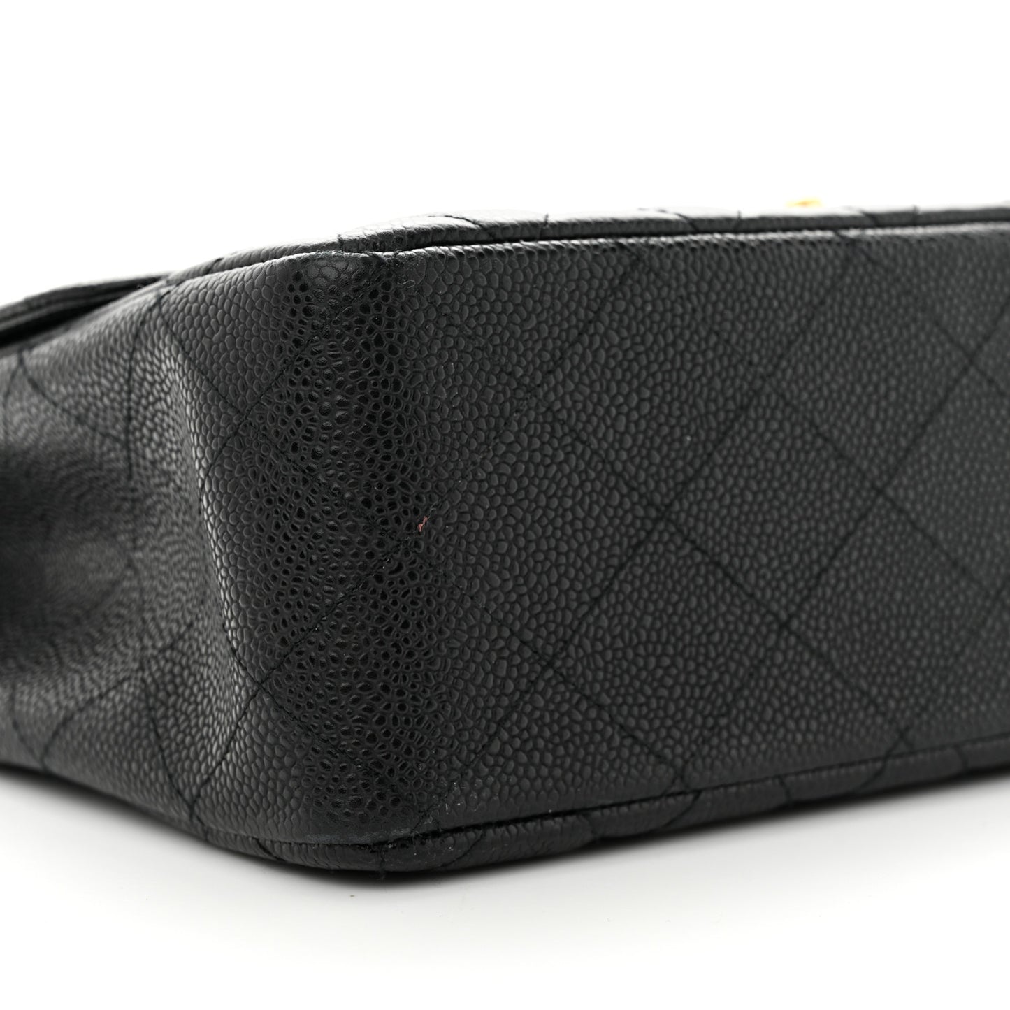 Caviar Quilted Jumbo Single Flap Black