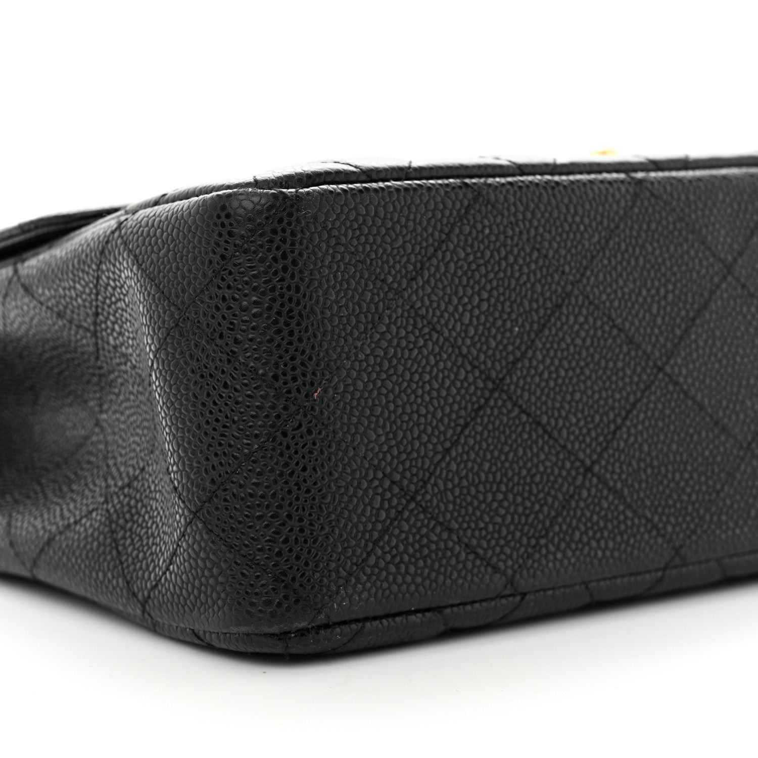 Chanel Caviar Quilted Jumbo Single Flap Black 9 of 10