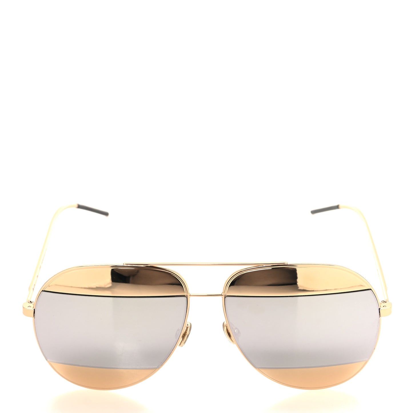 Split 1 Aviator Sunglasses Gold