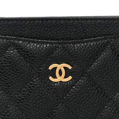 Chanel Caviar Quilted Card Holder Black 9 of 12