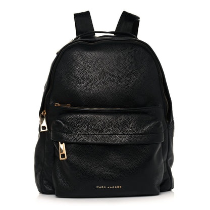 Marc Jacobs Pebbled Calfskin Varsity Backpack Black 1 of 11