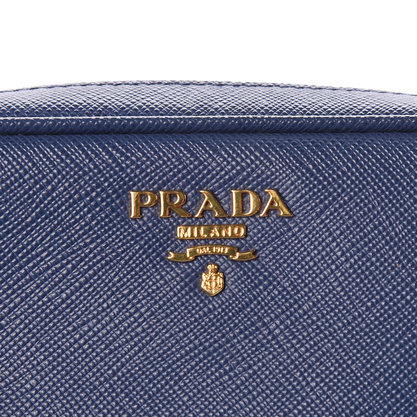 Saffiano Mini Camera Crossbody Bag Bleuette