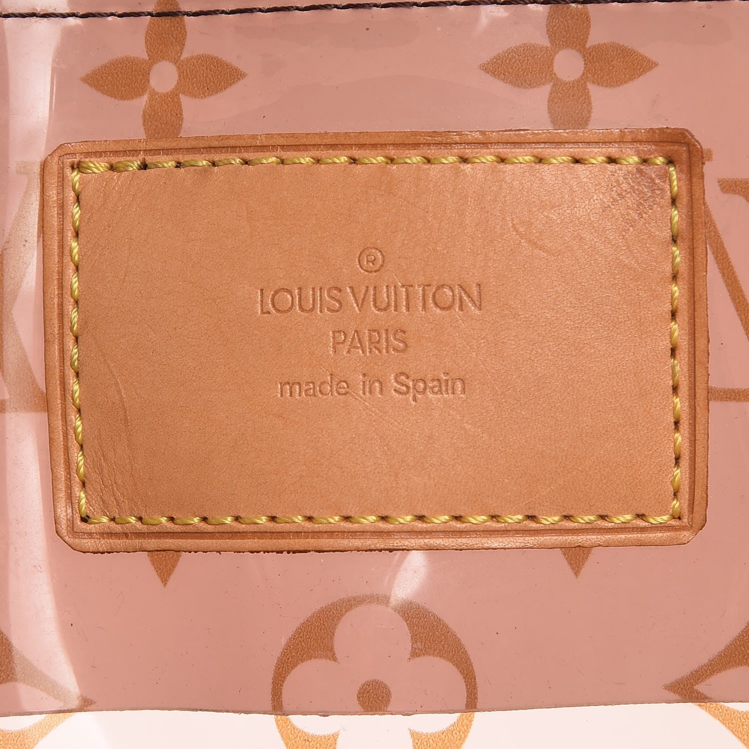 Louis Vuitton Vinyl Cabas Sac Ambre GM 6 of 9