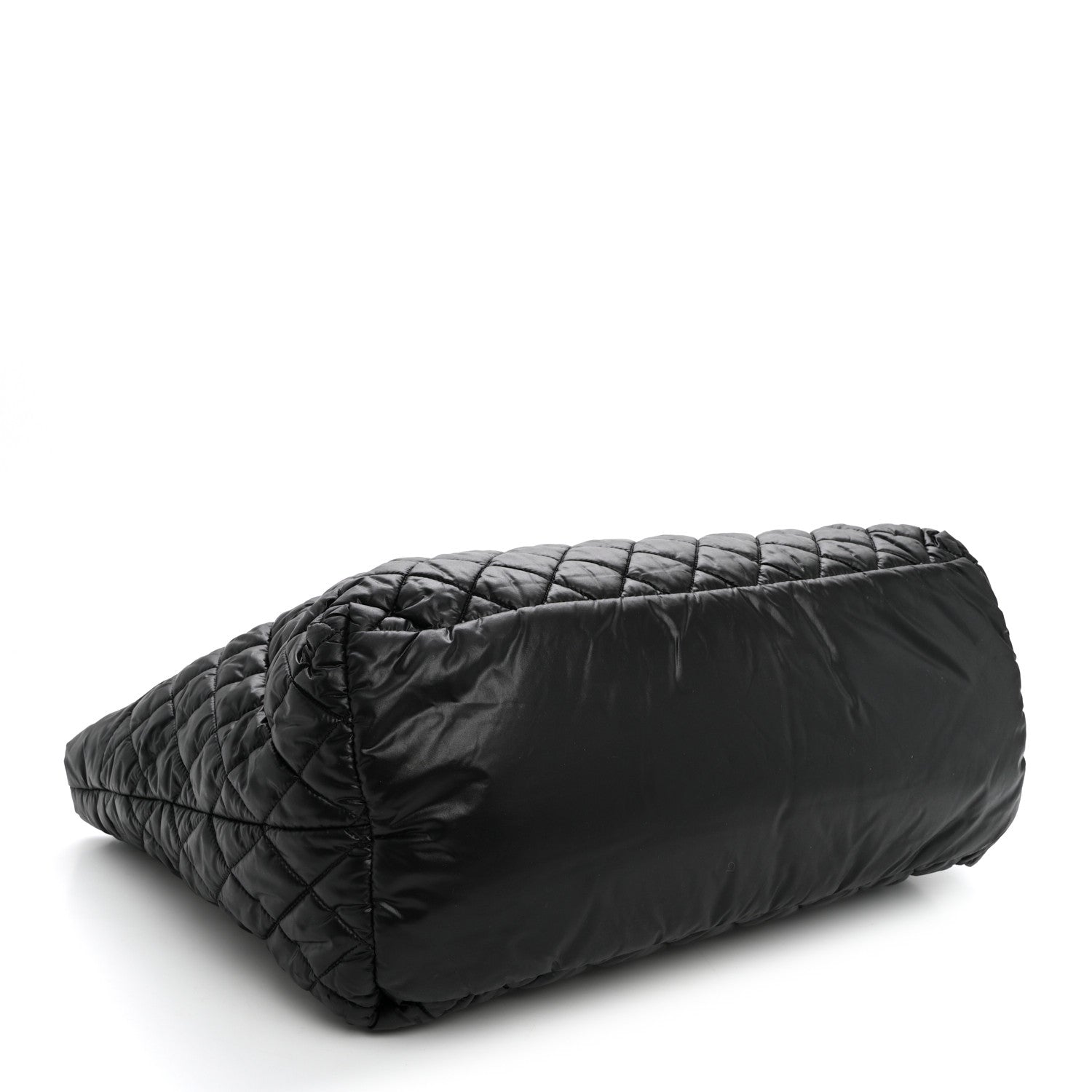 Chanel Nylon Quilted Large Coco Cocoon Tote Black 4 of 12