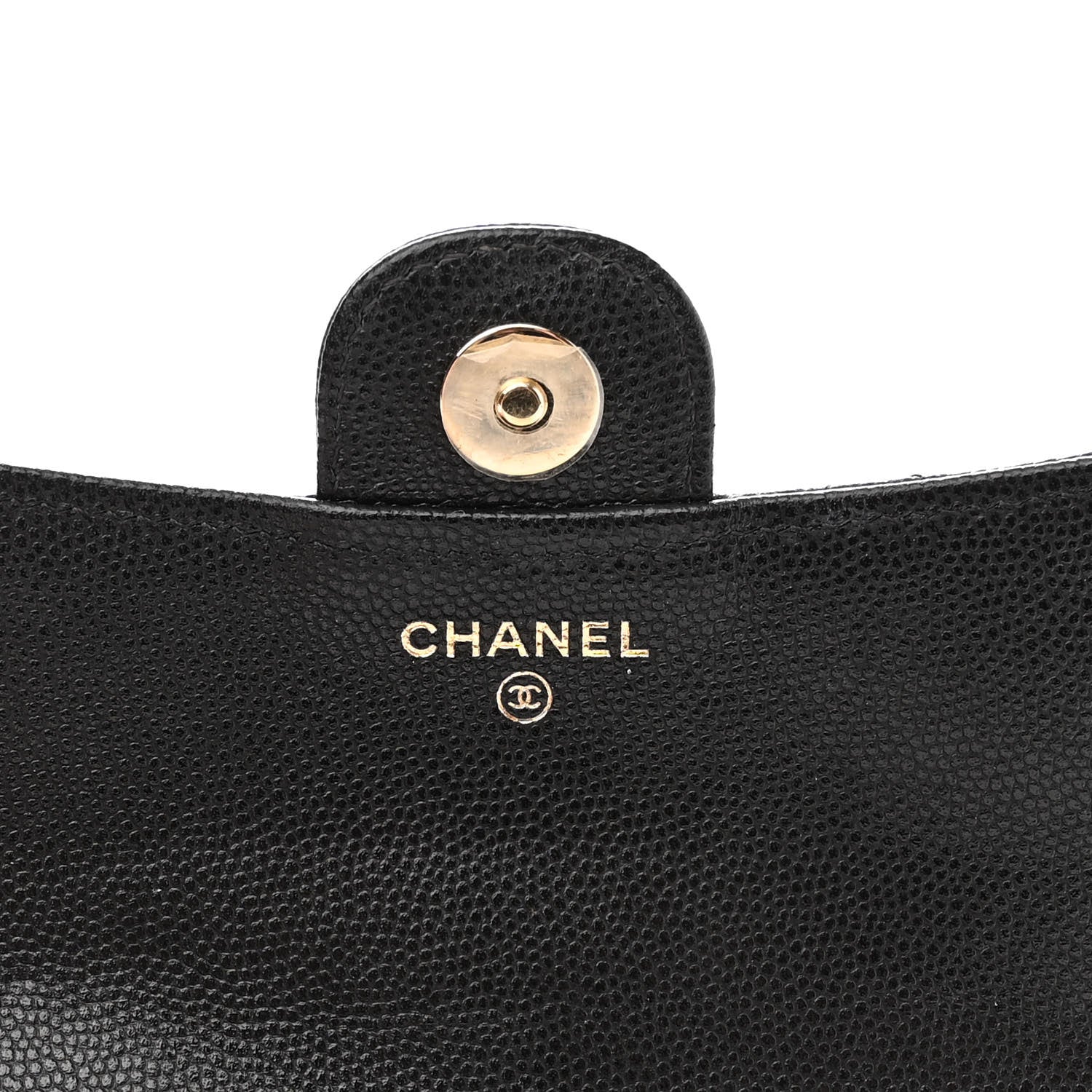 Chanel Caviar Quilted Flap Phone Holder With Chain Black 7 of 12
