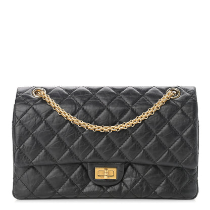 Chanel Aged Calfskin Quilted 2.55 Reissue 226 Flap Black 1 of 11