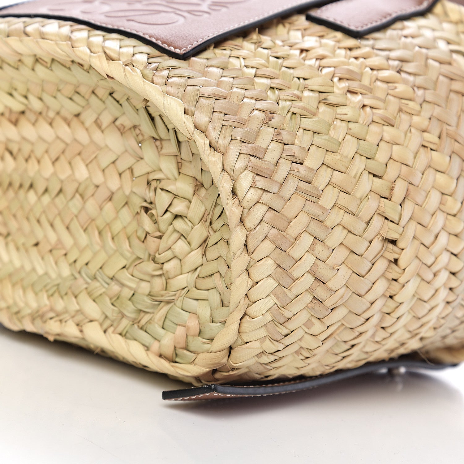 Loewe Raffia Small Basket Tote Bag Natural Tan 8 of 8