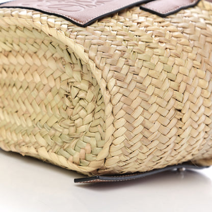 Loewe Raffia Small Basket Tote Bag Natural Tan 8 of 8
