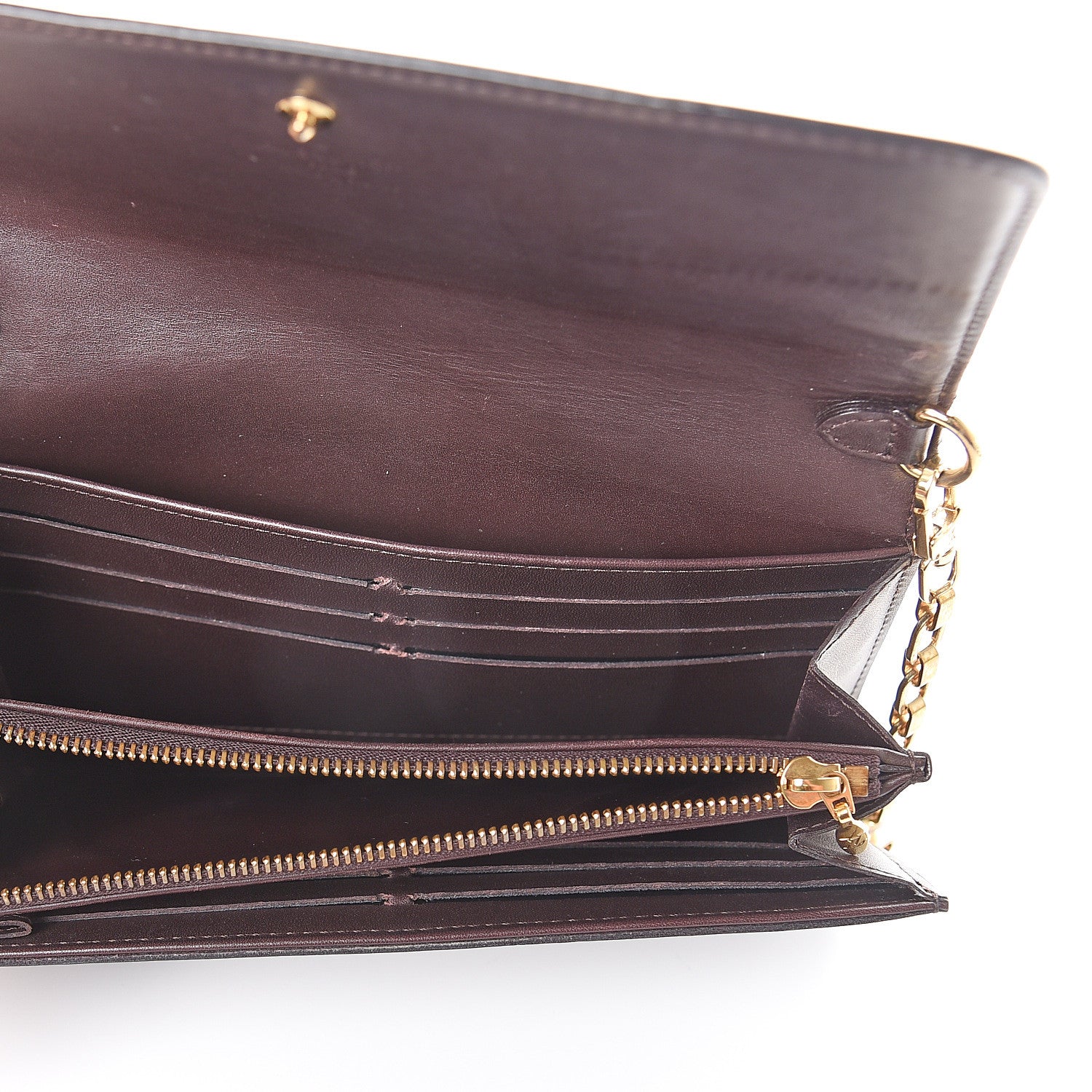 Louis Vuitton Vernis Chaine Wallet Amarante 4 of 5