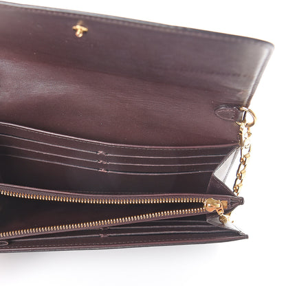 Louis Vuitton Vernis Chaine Wallet Amarante 4 of 5
