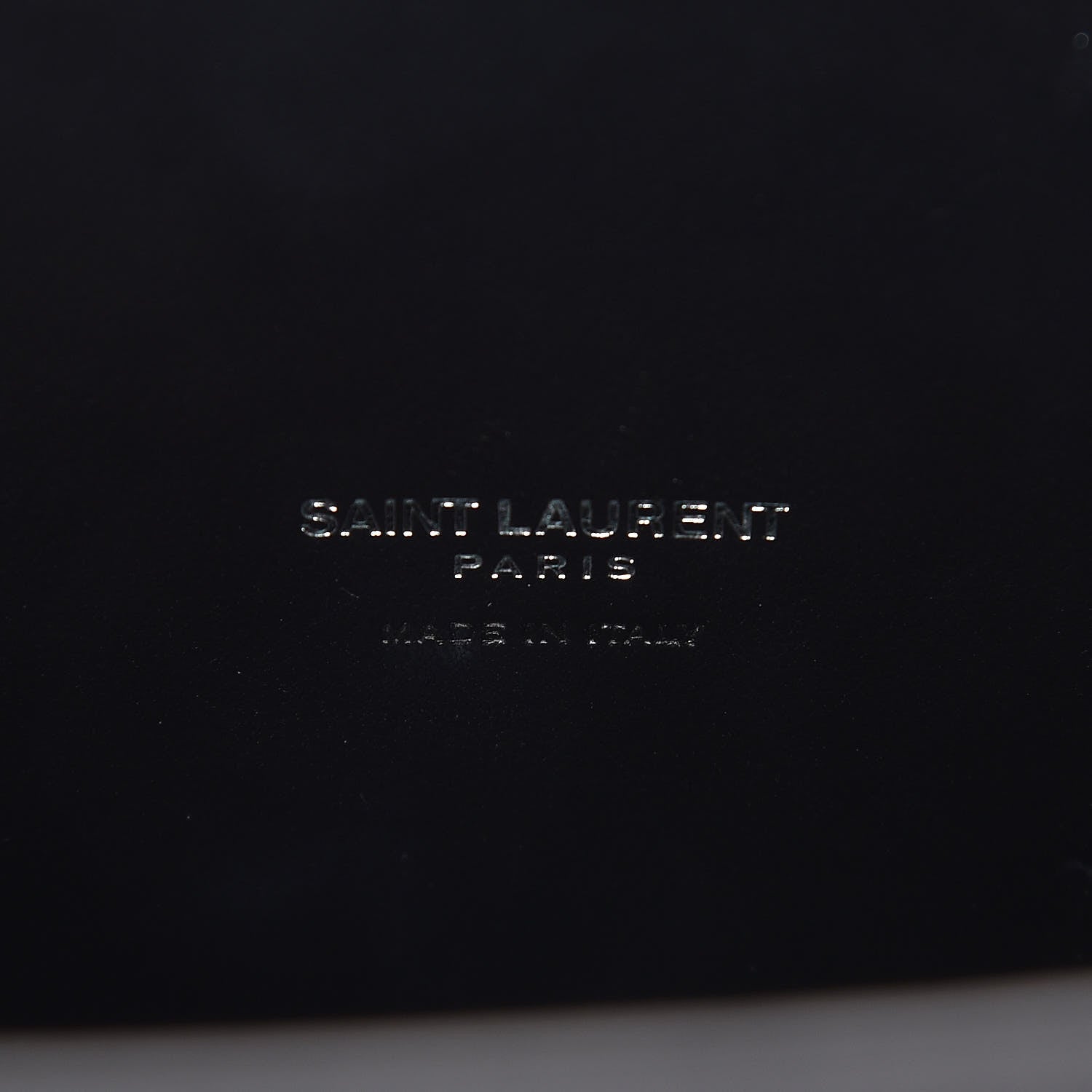 Saint Laurent Calfskin Crocodile Embossed Small Sac de Jour Black 6 of 9
