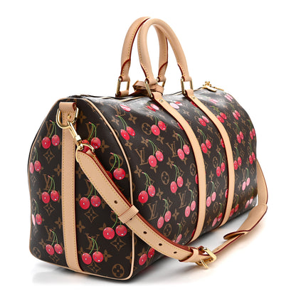 Louis Vuitton LV X TM Monogram Cerises Keepall Bandouliere 45 2 of 9