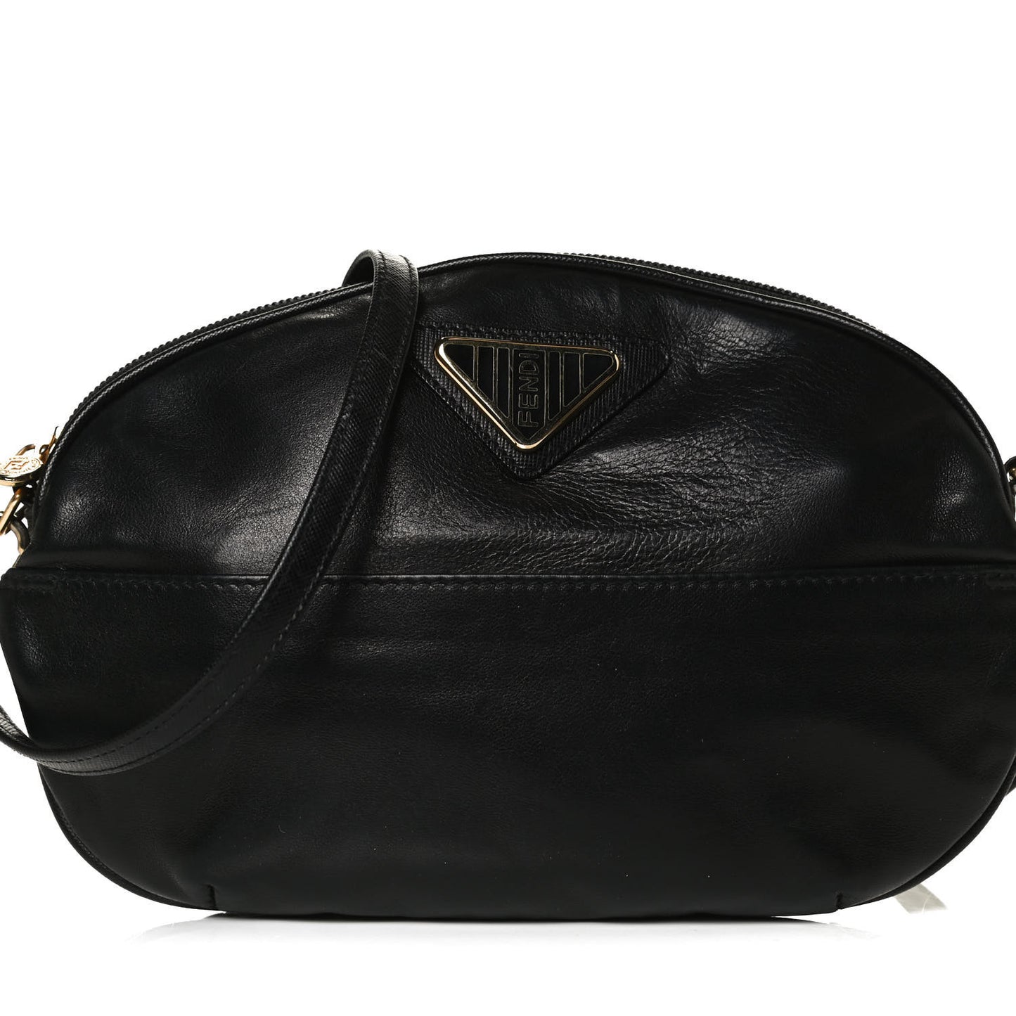 Calfskin Crossbody Bag Black
