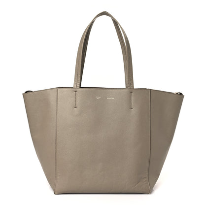 Celine Grained Calfskin Medium Horizontal Cabas Phantom Taupe 1 of 11