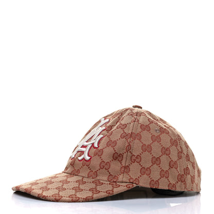 Gucci X MLB Monogram LA Dodgers Baseball Hat 57-61 Beige Ruggine 3 of 8