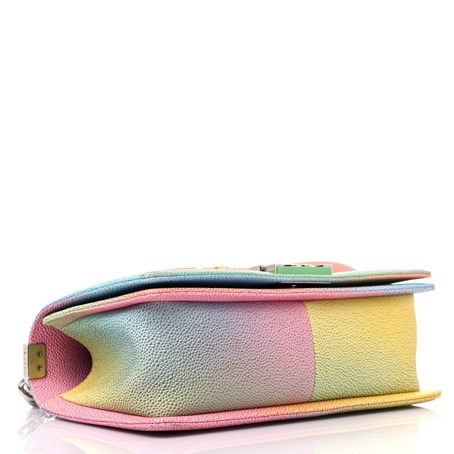 Chanel Caviar Quilted Medium Cuba Rainbow Boy Flap Multicolor 4 of 9