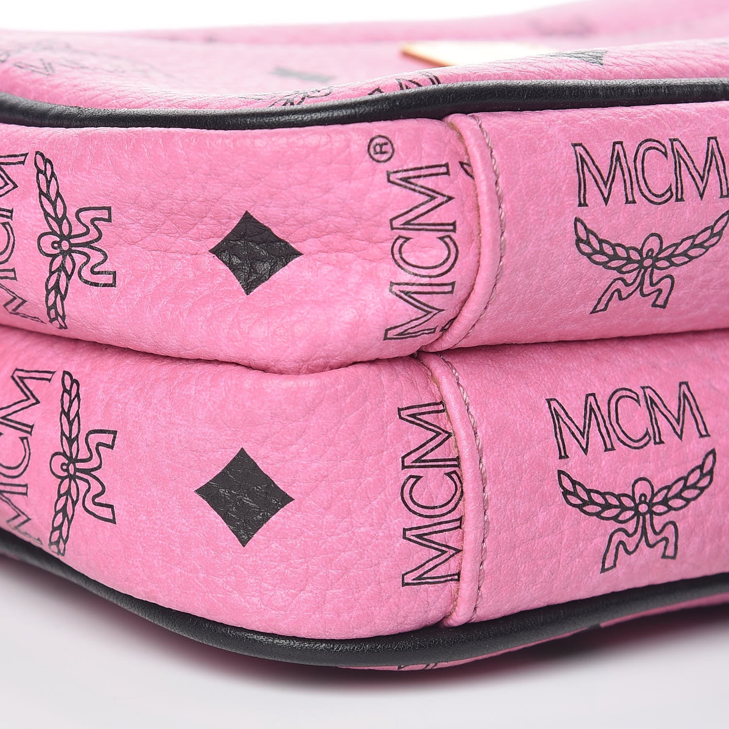 MCM Visetos Mini Camera Crossbody Bag Pink 8 of 9