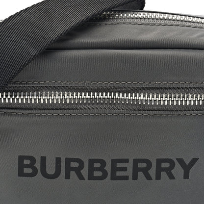 Burberry Econyl Logo Print Small Cannon Bum Bag Charcoal Grey 7 of 9