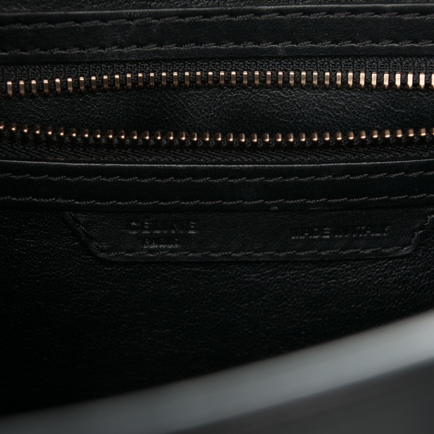 Celine Smooth Calfskin Micro Luggage Black 6 of 7