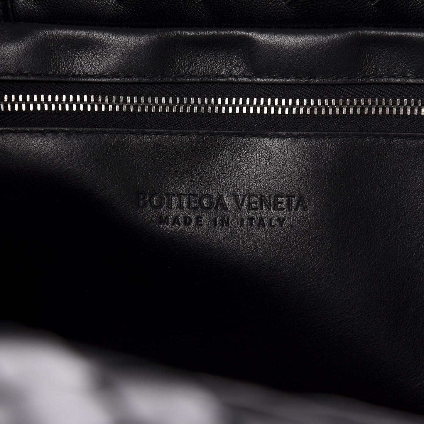 Nappa Intrecciato Tote Black
