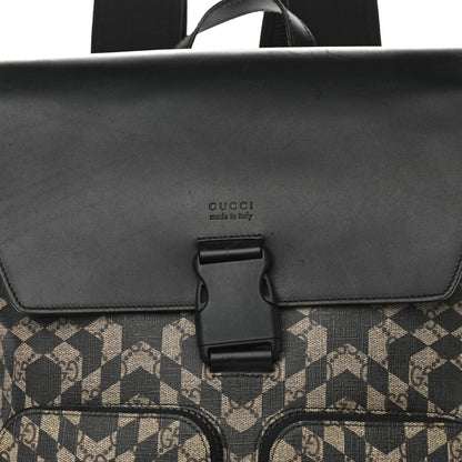 Gucci GG Supreme Monogram Caleido Backpack Black 7 of 11
