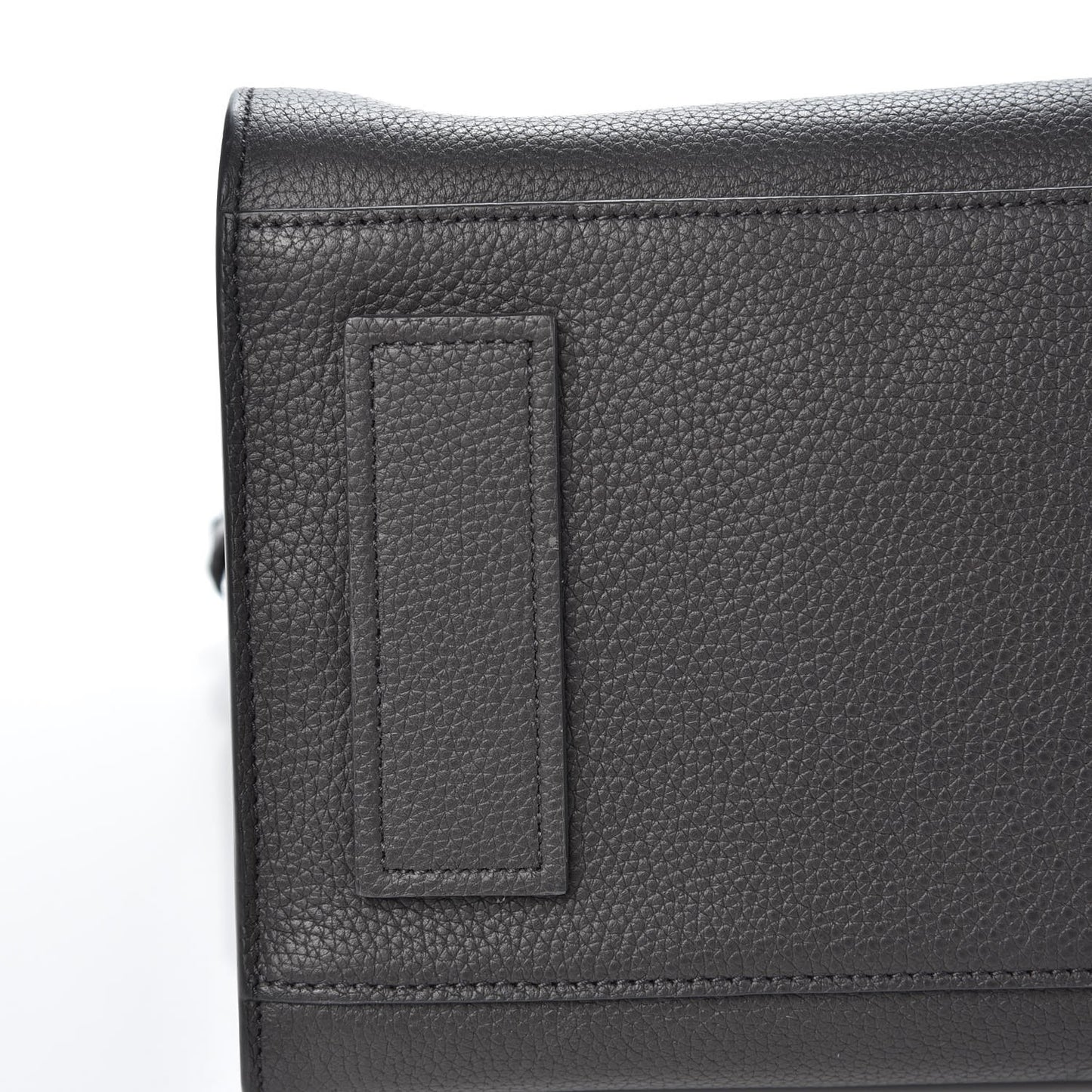 Grained Calfskin Baby Supple Sac De Jour Asphalt
