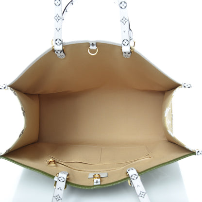 Louis Vuitton Monogram Giant Onthego GM Kaki Beige 5 of 10